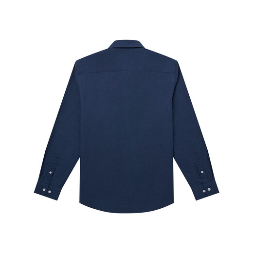 哈吉斯（HAZZYS）男装 秋冬款千鸟格男衬衣【莱卡】棉弹长袖衬衫男ASCZK1CDX41 蓝灰色GL XL （180/100A 50）