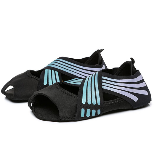 Xiao Lazy Flame yoga shoes for women indoor special soft sole non-slip five-finger Pilates training shoes fitness sports dance yoga socks green-yoga shoes comfortable and breathable non-slip wear-resistant M size 37-38