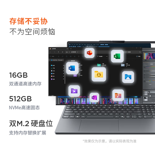 Lenovo Xiaoxin 15 2025 subsidy, ultra-thin laptop for students taking online classes, more portable than 16 inches, business office design superbook, flagship Ryzen R7 16G 512G comes standard with OLED screen, micro-bezel full screen