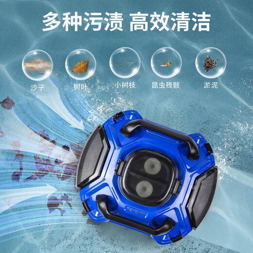 Monitok swimming pool suction machine underwater vacuum cleaner underwater intelligent cleaning robot fully automatic dolphin cleaning turtle swimming pool swimming pool cleaning robot XL16 (can climb 23)