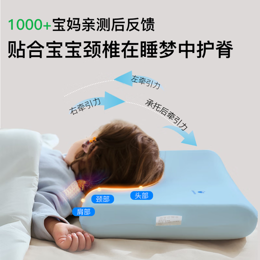 KangBeiBang children's pillow 3-6 years old cool baby pillow Class A fabric memory foam pillow breathable student special neck pillow