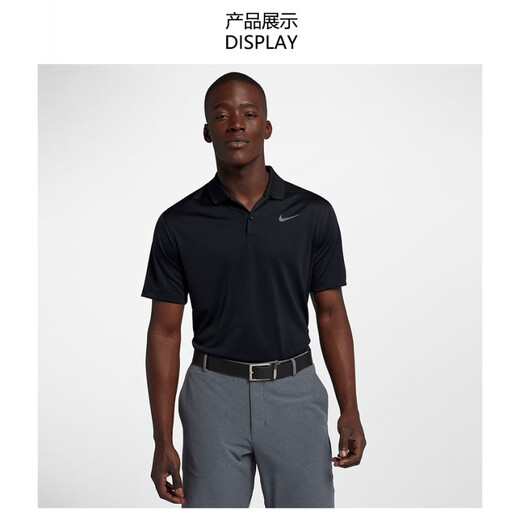 耐克（NIKE）/高尔夫polo老虎伍兹服装黑色短袖t恤男子golf速干运动官方旗舰 CU9793-100 M