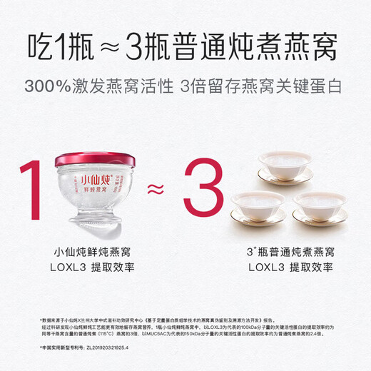 Xiaoxianer Eintopf frisch gedüpfter Vogel Nest Diamond Bowl Geschenkkarte 100g*336 Flaschen Jährliche Geschenkbox -Packung Schwangere Instant Tonics