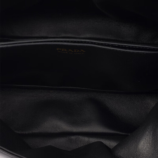 PRADA/Prada celebrity style women's Prada Dada small Nappa sheepskin handbag black