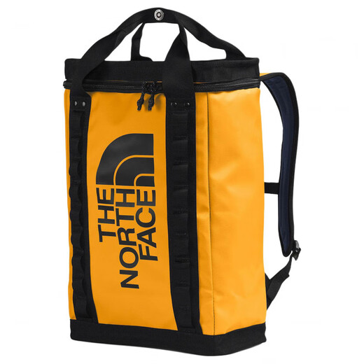 North Face ExporeFuseBox26L С казуальное спортивное логотип логотип переработанный рюкзак с полиэфиром большого размера мужчины и женщины Тот же стиль Summit Gold Black