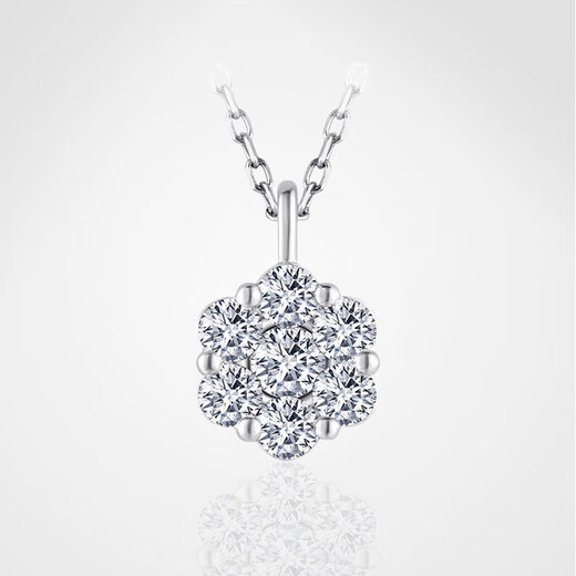 AVHE White 18K Gold Diamond Ring Proposal Gift Diamond Ring Artificially Grown Diamond Wedding Gift Confession Chinese Valentine's Day 18K Gold Diamond Ring-Cultivation Diamond 1 Carat D Color VVS