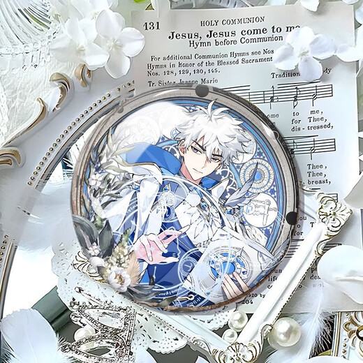 
Time agent vein Liu Xiao’s surrounding stars and brooch material birthday gift N3524 58mm laser broken glass