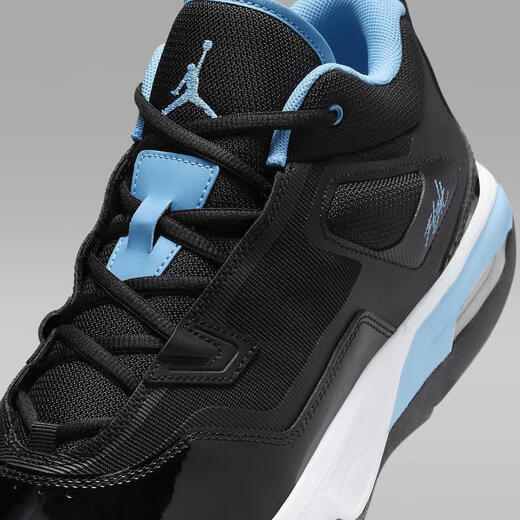 Jordan Jordan's New Stay Loyal 3 Serie 3 Shoes de baloncesto masculino Cachonamiento de aire Colterio de choque Rebound desgaste Resistente cómodo zapatos deportivos Black/White/College Blue FB1396-004 45.5