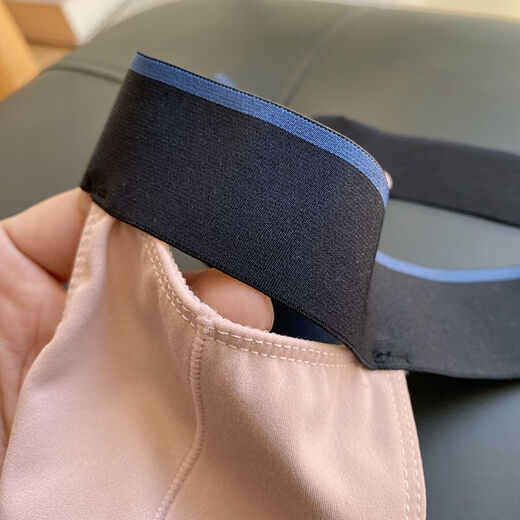 
2 packs of hot sexy hollow sports thongs for men's low waist personality T-trousers bags for youth underwear trendy 2 packs of independent notes color M