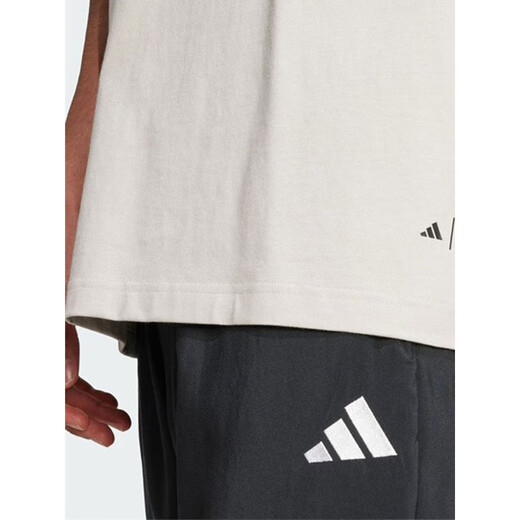 Adidas à manches courtes pour hommes Nouveaux entraînements de fitness simples à la mode rond rond t-shirt panda chinois décontracté JZ3271 M
