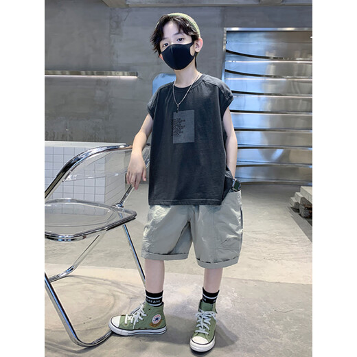G.Duckkids Little Yellow Yellow Duck Boy Cust Summer 2025 Новый детский костюм Летний мальчик Летний костюм Большой детский рука
