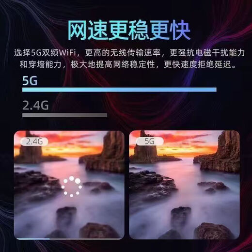 优选华为芯电视盒子高清智能无线WiFi投屏网络机顶盒免费看电视机顶盒 【高清版本】+永久免费会员