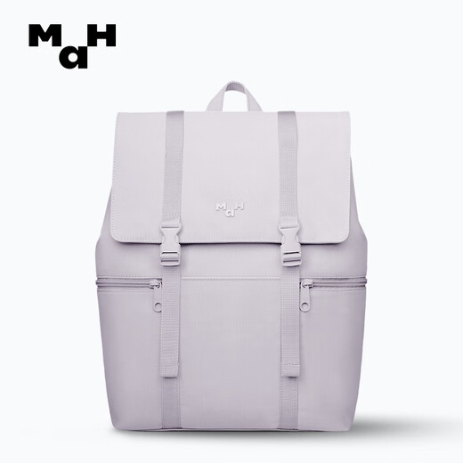 Mah New High School Schoolbag für Frauen Einfacher Reise -Rucksack wasserdichte Computertasche Leichter Pendelkutlack für Männer reguläre 14 Zoll 丨 Luviolet Grey
