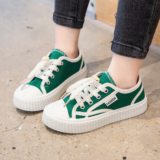 Zapatos de lona para niños Zapatos de niñas 2025 Nuevos zapatos de lienzo zapatos de tablero de niños