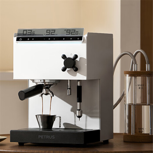 Petrus coffee machine Italian-style concentrated full semi-automatic household commercial steam milk foam straight-white pro PE3888Pro [New product] PE3888 upgraded PE3888 Pro
