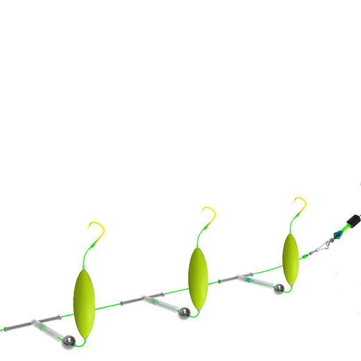 Newly upgraded anti-bottom string hook finished European carp double hook anti-water fishing group Jinxiu Jinhaixi Iseni 1 set three string hook anti-bottom string hook Iseni No. 6