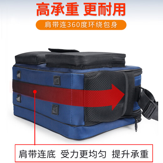 FASITE Tool Bag Telecom Mobile Electrician Special Canvas Multi-Function Repair Portable Shoulder Bag Medium Upgraded Model
