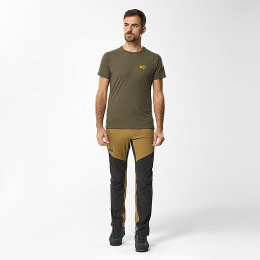 
MiLLET Outdoor casual quick-drying short-sleeved men's round neck thin breathable T-shirt MIV9738 Black-N0247 M
