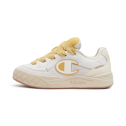 Champion champion atomic shoes canvas shoes women couple casual upper bread couple board shoes men sports shoes trendy brand light yellow 38 (235mm)