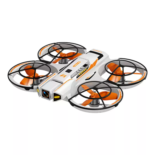 Tianmiaomiao 2025 new children's drone entry-level FV aerial photography quadcopter primary school students remote control aircraft toy pearlescent white-3 electric 5.6-inch large screen + mobile phone holder