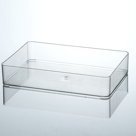 Yonghuan Other Storage Boxes Flat Length 40cm Width 15cm Square Dish Tray Transparent Acrylic Kitchen Rectangular Drawer 4877. Side U Transparent Basket - Medium Length 1 PT High Transparent