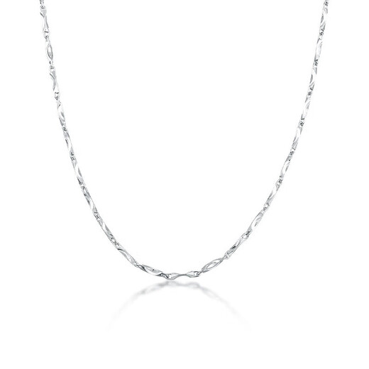 PT950 platinum necklace platinum chain clavicle chain pt999 ingot chain Valentine's Day birthday gift for girlfriend pt950-45cm-about 3.5g