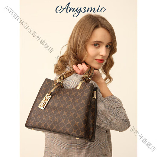 Anymic Bag Bag Women's Luxury Bag Bag Bag Bag Women's 2025 NUEVA Fashion One-Ho-Ho-Ho-Ho-Ho-Ho-Ho-House Diagonal Slide Bag Women's Bronze