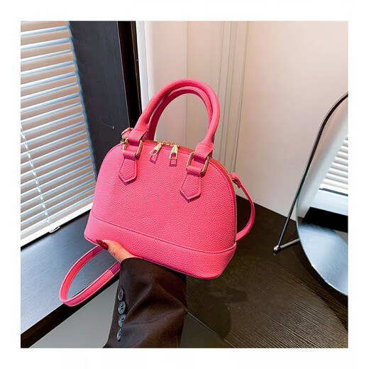 Espantapájaros bolso pequeño para mujer 2025 nueva moda retro bolso de concha portátil simple casual bolso cruzado de un solo hombro para mujer novia esposa madre regalo de la madre blanquecino