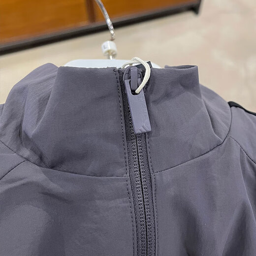 阿迪达斯 （adidas）外套男装2025夏季新款运动服梭织透气宽松舒适休闲立领夹克 KC3893深灰色 M