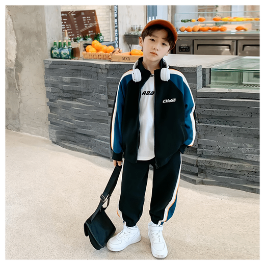 Zuoxi Children's Clothing Boys Sports Sports 2025 Nouveau pantalon de veste d'automne