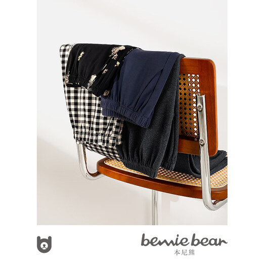 
Benny Bear Beiyan's new pajama pants for women in spring and autumn thin soft cotton trolling feet home pants cute cartoon large size walk trousers K9194 trousers L (height 165, weight about 100-120)