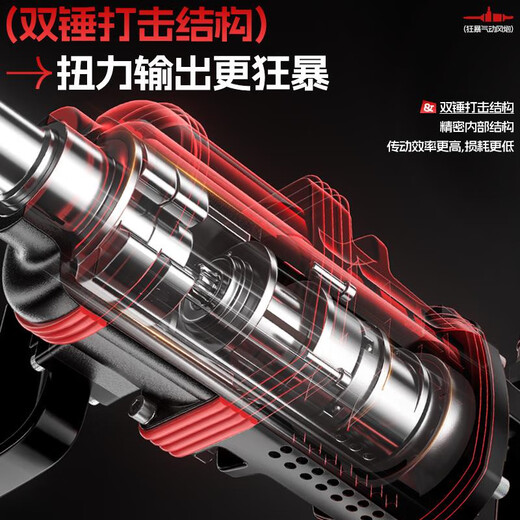 珥志气动风炮AIW3271/AIW3273/AIW3274/AIW3275/AIW3276大扭力 1寸长轴升级速拆款AIW3271- 高