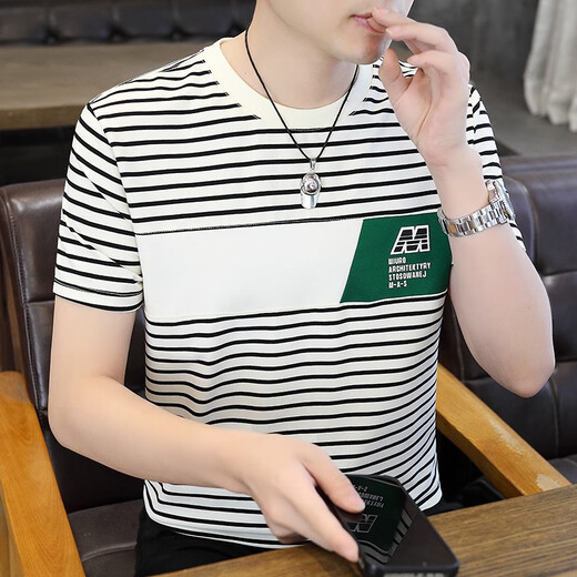 Septwolves (Septwolves) Código roto 2025 Camisa de manga corta de verano para hombres Nuevos modos