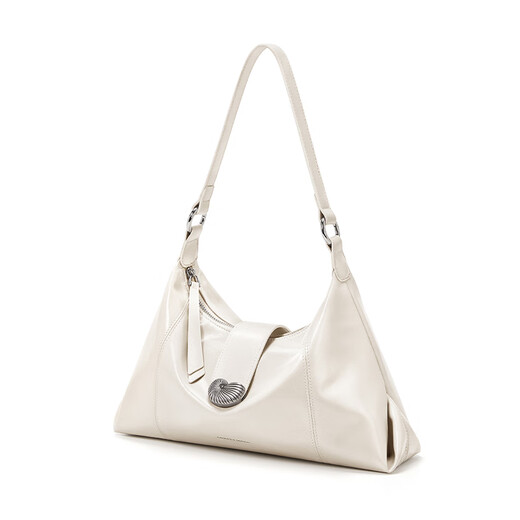 Cnoles Bag Damenbag 2025 Crossbody Conch Torch Bag High-End-Sensen-Pendler-Einschuld Achselhöhle Geburtstagsgeschenk für Freundin Beige-neues Feiertagsgeschenk für Mädchen
