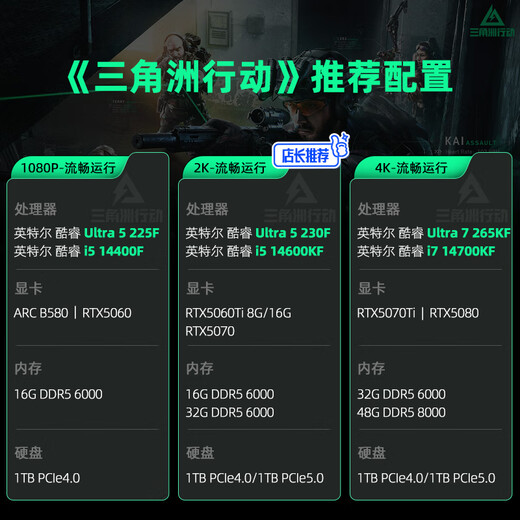 Intel's new blockbuster Core Ultra5 230F series RTX5060Ti small laptop game design live broadcast desktop computer host DIY assembly computer with two U5 230F+RTX5060