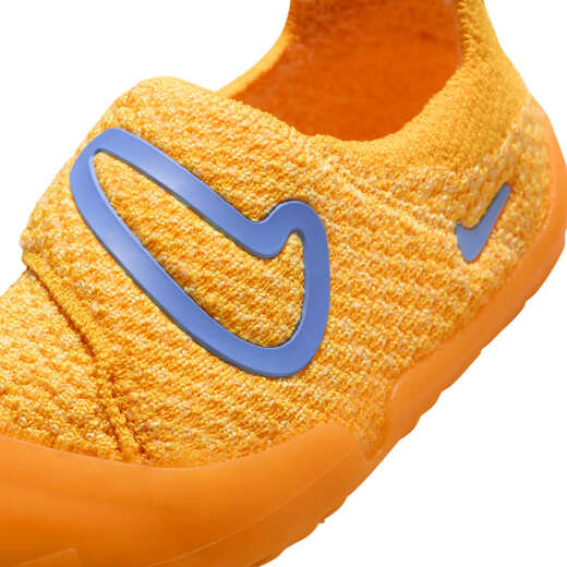 Nike infant and child easy to put on and take off sneakers Velcro winter boys and girls fly knitted NIKE SWOOSH 1 FB3244 800 laser orange/university blue/light laser orange 22