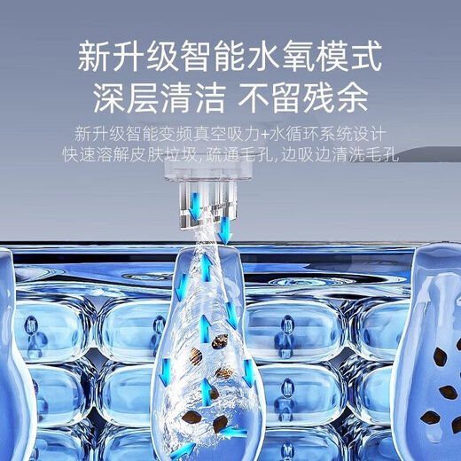 Sawang German Blackhead Instrument, Blackhead Suction Instrument Cleaner, Small Bubble Beauty Salon Special Household Super Cleaning Super Suction Blackhead Remover Visualized Pore Cleaning Beauty Instrument New Upgraded Version Strong Suction + 4-Gear Adjustment + Water Tank Design Upgrade + Typc Charging Cable