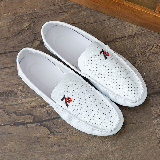 Goldlion 2025 Nuevos zapatos de frijoles perezosos primavera y verano