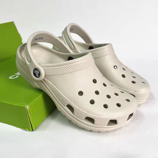 Crocs Crocs star hole shoes summer same style outdoor wading EVA anti-slip sandals for male and female stars star white 37