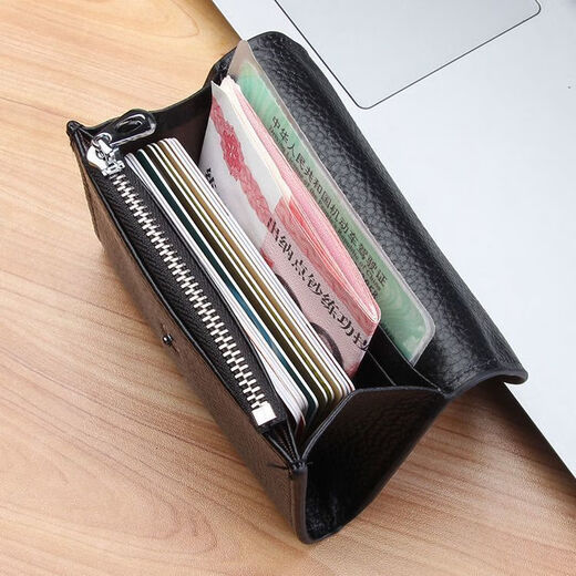Tuzun Nouveau portefeuille de pièces ultra-minces pour la texture en cuir souple pour hommes courts mini-monnaie simple portefeuille pour le sac de cartes pour femmes portefeuille noir
