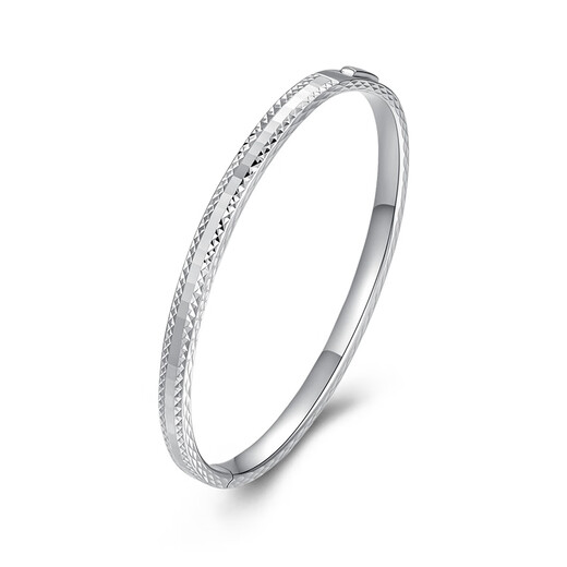 Zhou Dajin CHOW TAI KING Platinum Bracelet Women's Brilliant Galaxy Bracelet PT950 High-end Light Luxury Fashion Niche Exquisite Bracelet Gift Brilliant Galaxy Bracelet 14.09g 56#