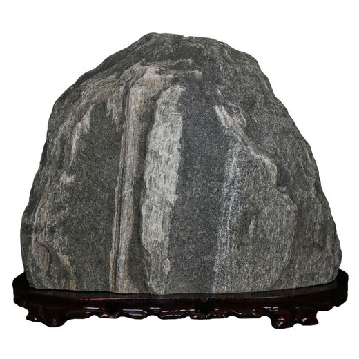Taishan Stone pour être un petit ornement de maison de maison intérieure support pierre d'origine pour être une véritable pierre pour être une pierre de Taishan Green 15861