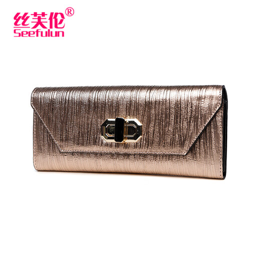 Sepholun Clutch Bag Damenhandtasche für Frauen 2025 Neue Mode und vielseitiger koreanischer Stil echter Leder -Frauenbeutel kleiner Tasche Socialite Bankett Dinnertasche Schwarzer Spot