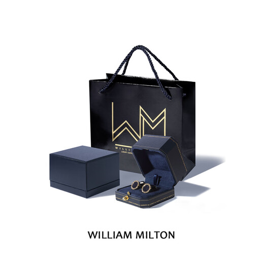 WILLIAM MILTON星宿时光袖扣男士高端配饰生日礼物定制星空袖口钉 星宿时光