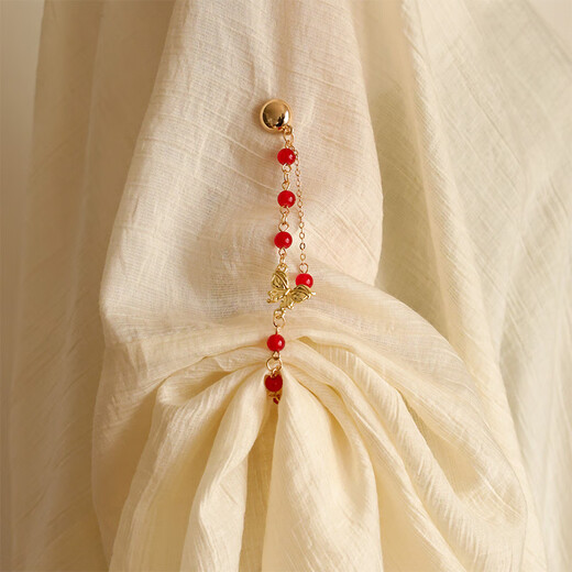 YWZR spring and summer Hanfu sleeves magnetic buckle cufflinks daily travel trouser legs fixed roll-up sleeve artifact chain buckle accessories Chaoyao cufflinks A style 2 pieces