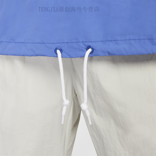 耐克（NIKE）男子上衣宽松梭织运动叠搭刺绣FUTURA轻便FN3893 480游戏宝蓝/白 XS