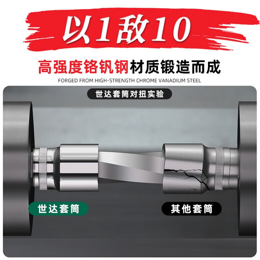 世达套筒小中大飞六角套筒头1213141516171819212427 小飞4.5mm6.3mm系列1/4-11303