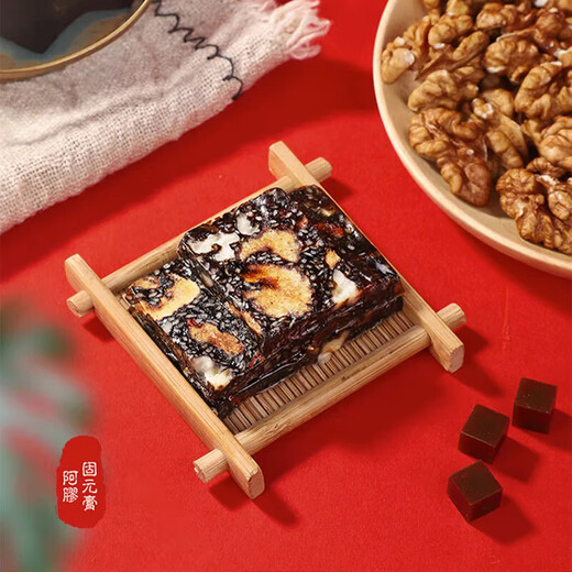 同仁堂 阿胶糕 阿胶 礼盒 阿胶固元糕送礼东阿原产即食阿胶糕女性滋补品 节日礼物实用【510g*1盒】