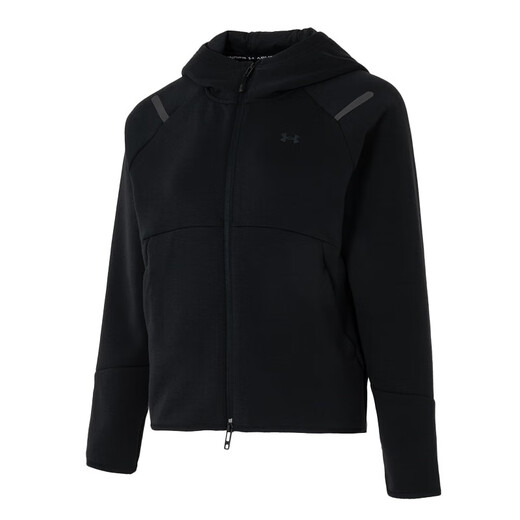 Under Armour Offizielle Frauenkleidung 2025 Sommer New Sportswear Outdoor lose komfortable, atmungsaktive Kapuzenjacke Strickjacke 1379842-001 S