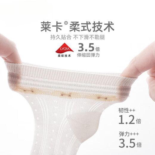 Neugeborene Babysocken im Frühlings- und Sommer-Mesh Ultra-dünnstil Kinder mittelschwerem Röhrenbaby im Sommer knochenlosen Losen von Baumwollsocken 9733 Serie Triple Pairs 1-3 Jahre alt Größe M Größe M für Fußlänge 12-14 cm